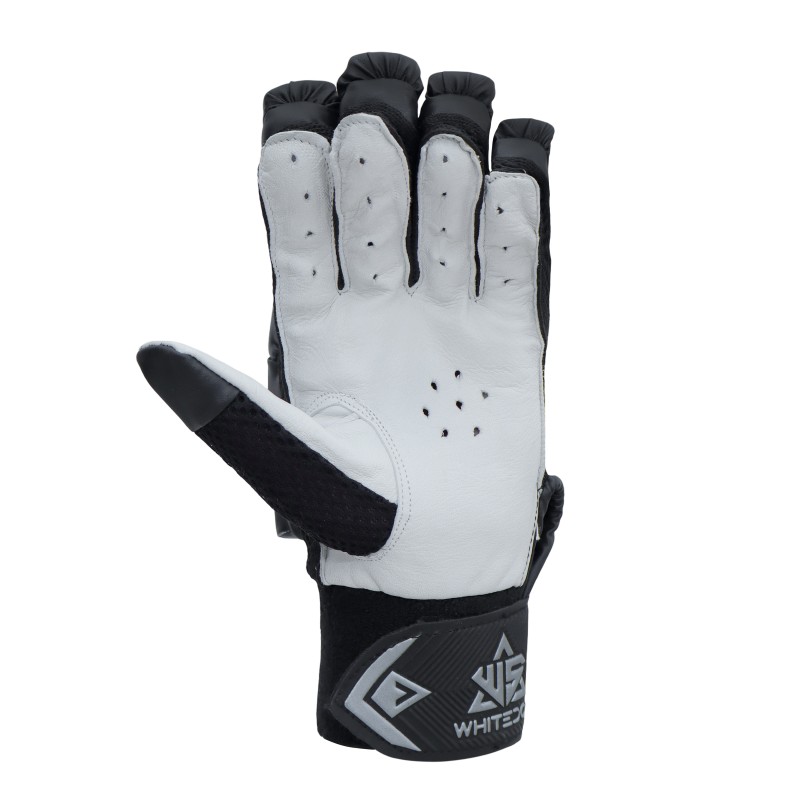 Whitedot Aegis Black Cricket Batting Gloves