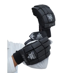 Whitedot Aegis Black Cricket Batting Gloves
