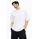White Drop Shoulder T-shirt