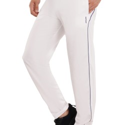 Whitedot Omega Quick Dry White Trouser Pants - White