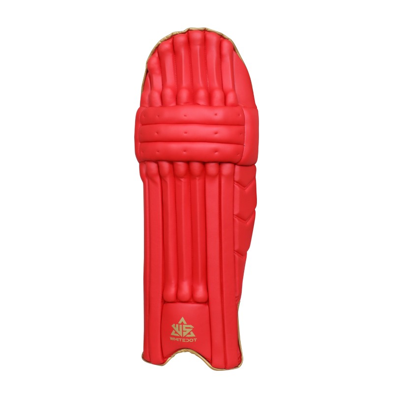 Whitedot Alpha Red Gold Players Cricket Batting Pad