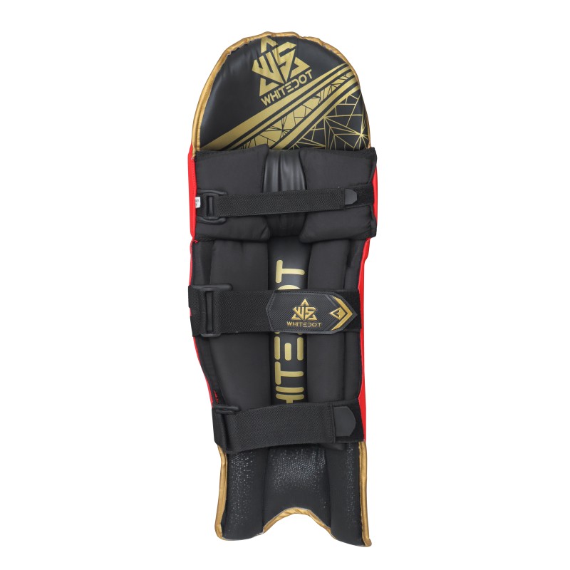 Whitedot Alpha Red Gold Players Cricket Batting Pad