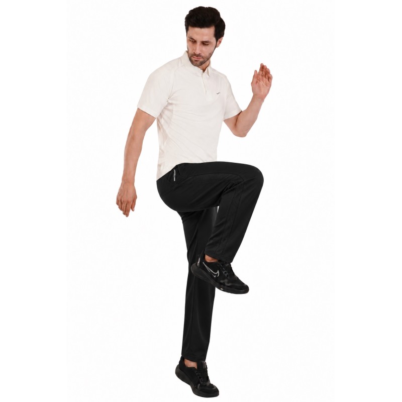 Whitedot Hexa Quick Dry Cricket Trouser - Black
