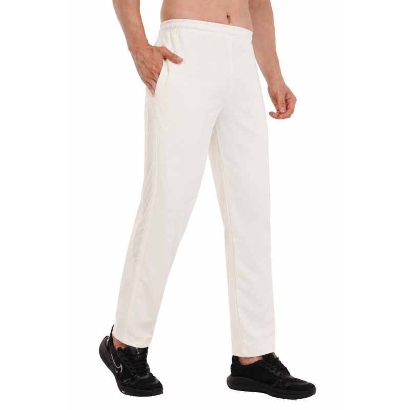 Whitedot Hexa Quick Dry Cricket Trouser - Off White Whitedot Hexa Quick Dry Cricket Trouser - Off White