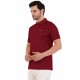 Whitedot Hexa Quick Dry Cricket Polo T-Shirt - Maroon