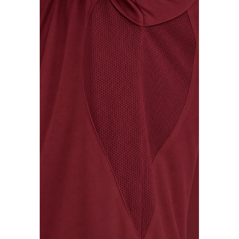 Whitedot Hexa Quick Dry Cricket Polo T-Shirt - Maroon