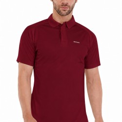 Whitedot Hexa Quick Dry Cricket Polo T-Shirt - Maroon