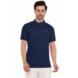 Whitedot Hexa Quick Dry Cricket Polo T-Shirt - Navy Blue