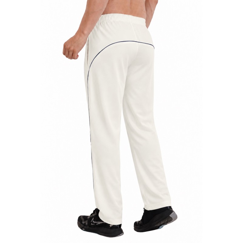 Whitedot Omega Quick Dry Cricket Trouser Pants - Off White Whitedot Omega Quick Dry Cricket Trouser Pants - Off White