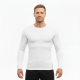 Whitedot Alpha White Long Sleeve Compression Top