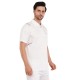 Whitedot Omega Quick Dry Half Sleeves Polo T-Shirt - White