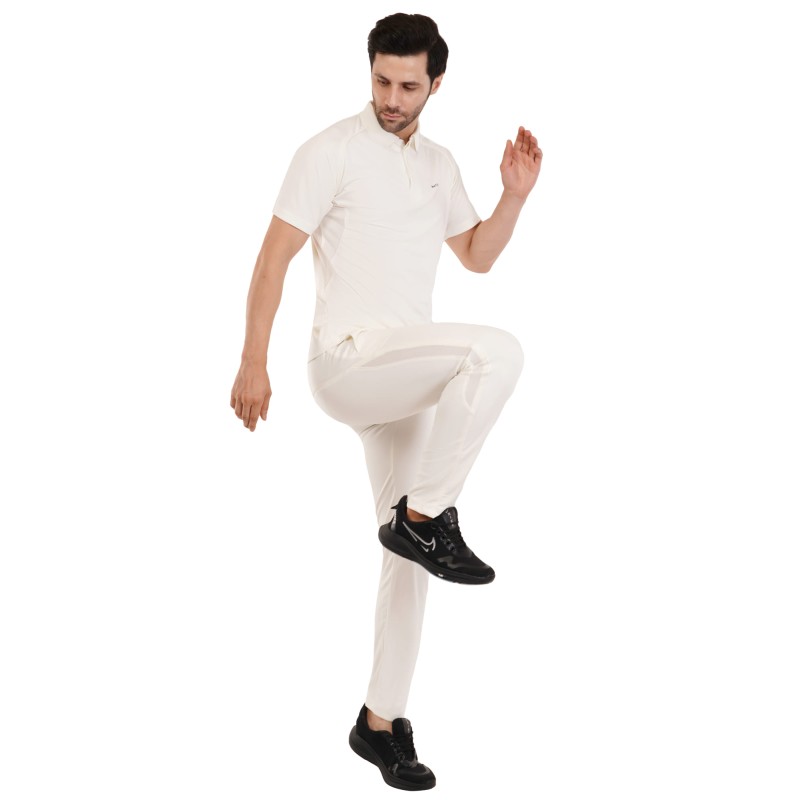 Whitedot Hexa Quick Dry Cricket Trouser - Off White