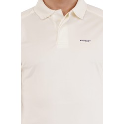 Whitedot Hexa Quick Dry Full Sleeves Polo T-Shirt - Off-White