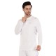Whitedot Omega Quick Dry Full Sleeves Polo T-Shirt - White