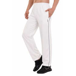Whitedot Omega Quick Dry White Trouser Pants - White