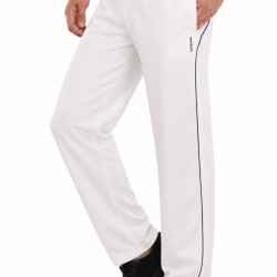 Whitedot Omega Quick Dry White Trouser Pants - White
