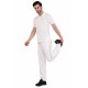 Whitedot Omega Quick Dry White Trouser Pants - White