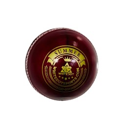 Whitedot Summer Red Cricket Leather Ball - 50 Over - Pack of 6 Whitedot Summer Red Cricket Leather Ball - 50 Over - Pack of 6
