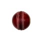 Whitedot Summer Red Cricket Leather Ball - 50 Over - Pack of 6