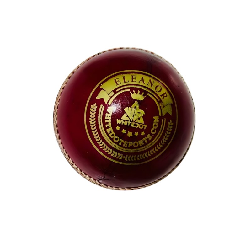 Whitedot Eleanor Red Cricket Leather Ball - 30 Over - Pack of 6