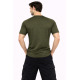 Whitedot FlexFit Round Neck Regular Dry Fit Gym Sports T-Shirt - Military Green