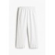 Whitedot Summer Loose fit Polyester Track Pants - White