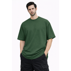 Green Drop Shoulder T-shirt