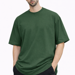 Green Drop Shoulder T-shirt