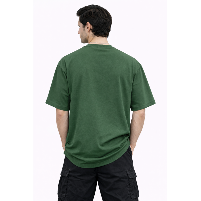 Green Drop Shoulder T-shirt