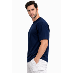 Navy Drop Shoulder T-shirt Navy Drop Shoulder T-shirt