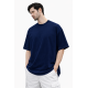 Navy Drop Shoulder T-shirt