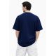 Navy Drop Shoulder T-shirt