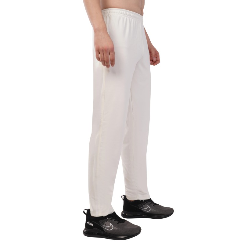 Whitedot Novelty Quick Dry Cricket Trouser Pants - Off-White