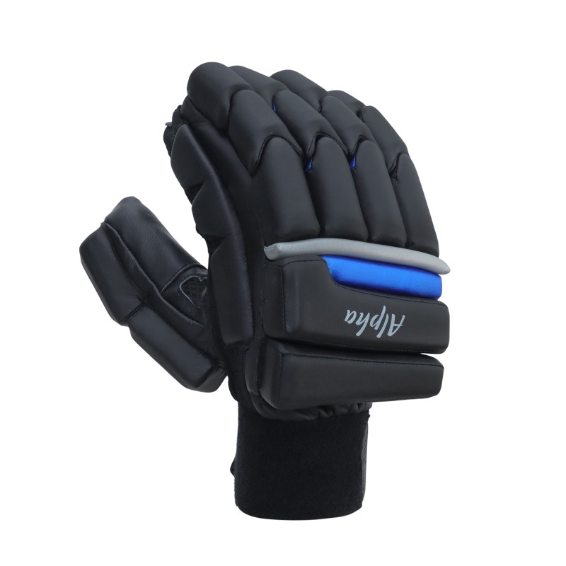 Whitedot Alpha Black Players Cricket Batting Gloves Whitedot Alpha Black Players Cricket Batting Gloves