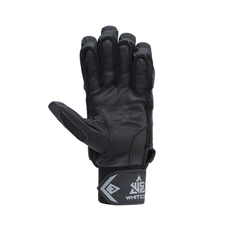 Whitedot Alpha Black Players Cricket Batting Gloves Whitedot Alpha Black Players Cricket Batting Gloves