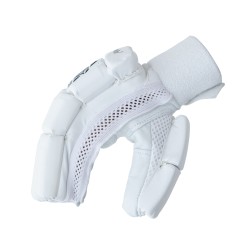 Whitedot Capital White Cricket Batting Gloves