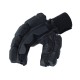 Whitedot Egret Black Cricket Batting Gloves