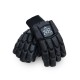 Whitedot Egret Black Cricket Batting Gloves