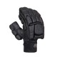 Whitedot Egret Black Cricket Batting Gloves