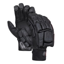 Whitedot Egret Black Cricket Batting Gloves