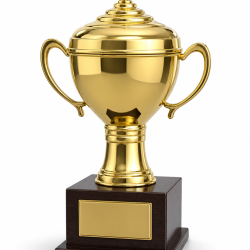 Whitedot Zeta Metal Trophy - 18 Inch