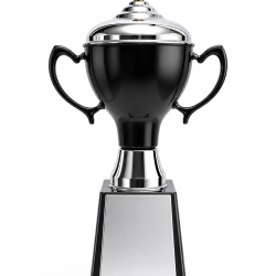 Whitedot Theta Metal Trophy - 18 Inch