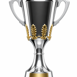 Whitedot Mu Metal Trophy - 20 Inch