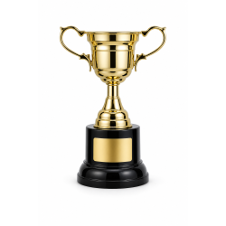 Whitedot Phi Metal Trophy - 5 Inch Whitedot Phi Metal Trophy - 5 Inch