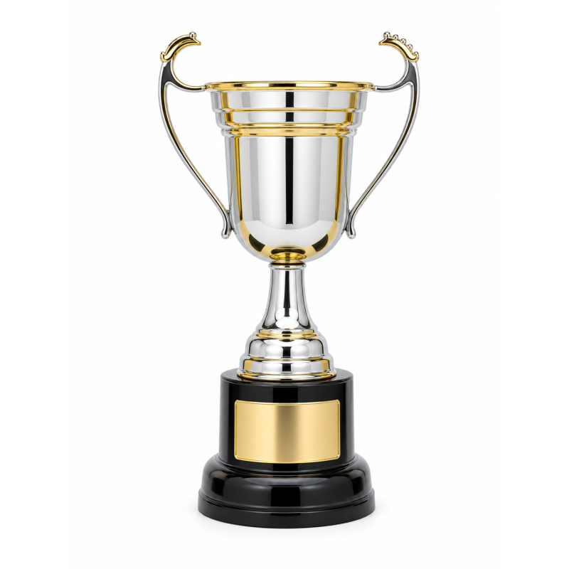 Whitedot Chi Metal Trophy - 8 Inch Whitedot Chi Metal Trophy - 8 Inch