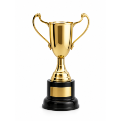 Whitedot Psi Metal Trophy - 6 Inch Whitedot Psi Metal Trophy - 6 Inch