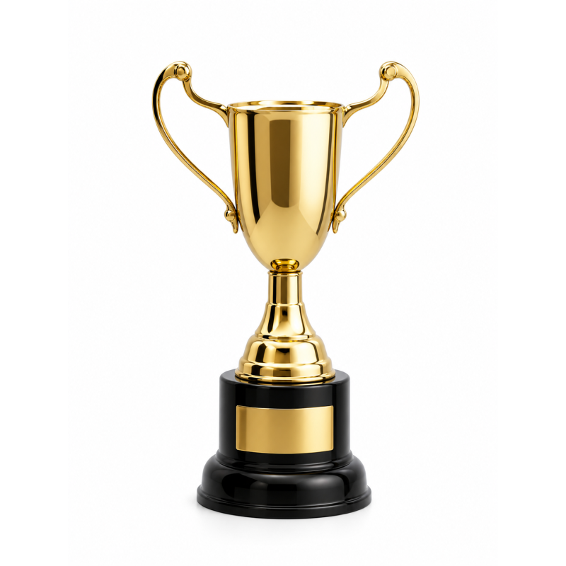 Whitedot Psi Metal Trophy - 9 Inch Whitedot Psi Metal Trophy - 9 Inch
