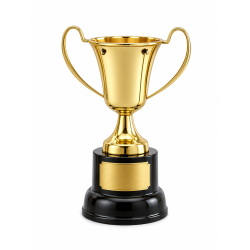 Whitedot Vega Metal Trophy - 5.5 Inch Whitedot Vega Metal Trophy - 5.5 Inch