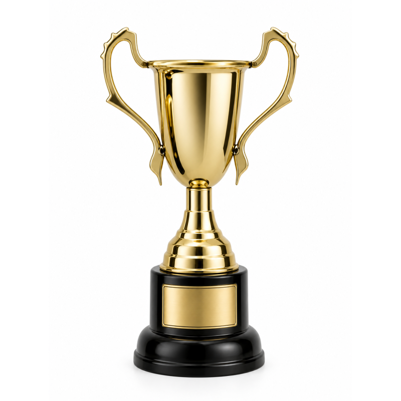 Whitedot Zenith Metal Trophy - 5 Inch Whitedot Zenith Metal Trophy - 5 Inch