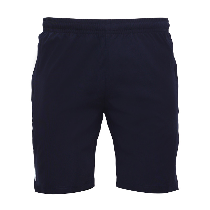 Whitedot Navy Blue Training Shorts - Zipper Pockets